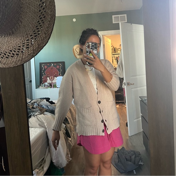 Frame long luxe wool/cashmere cardigan - Picture 5 of 15